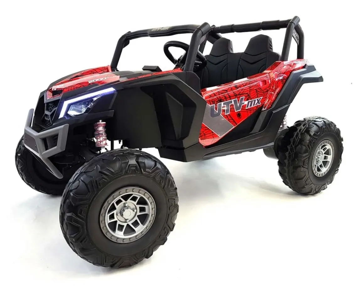 2025 Upgraded UTV XMX613 XXL 4x4 | 24V | 2 Seater Ride-On | TV Mp4 Screen | Leather Seats | Rubber Tires | Remote | Pre Order