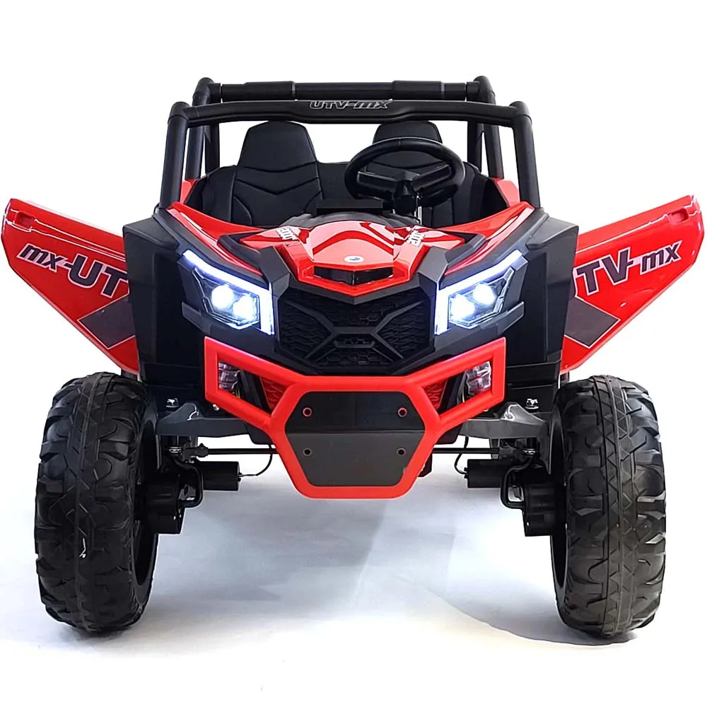 2025 Upgraded UTV XMX613 XXL 4x4 | 24V | 2 Seater Ride-On | TV Mp4 Screen | Leather Seats | Rubber Tires | Remote | Pre Order