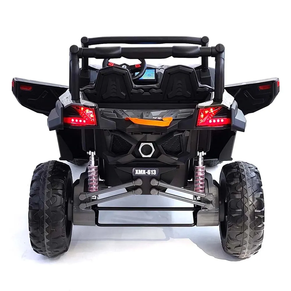 2025 Upgraded UTV XMX613 XXL 4x4 | 24V | 2 Seater Ride-On | TV Mp4 Screen | Leather Seats | Rubber Tires | Remote | Pre Order