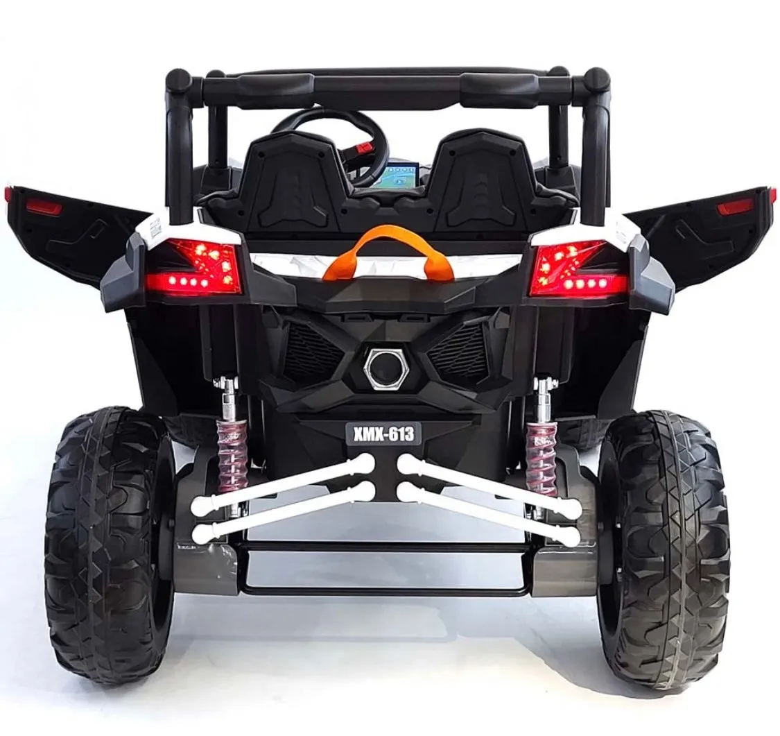 2025 Upgraded UTV XMX613 XXL 4x4 | 24V | 2 Seater Ride-On | TV Mp4 Screen | Leather Seats | Rubber Tires | Remote | Pre Order