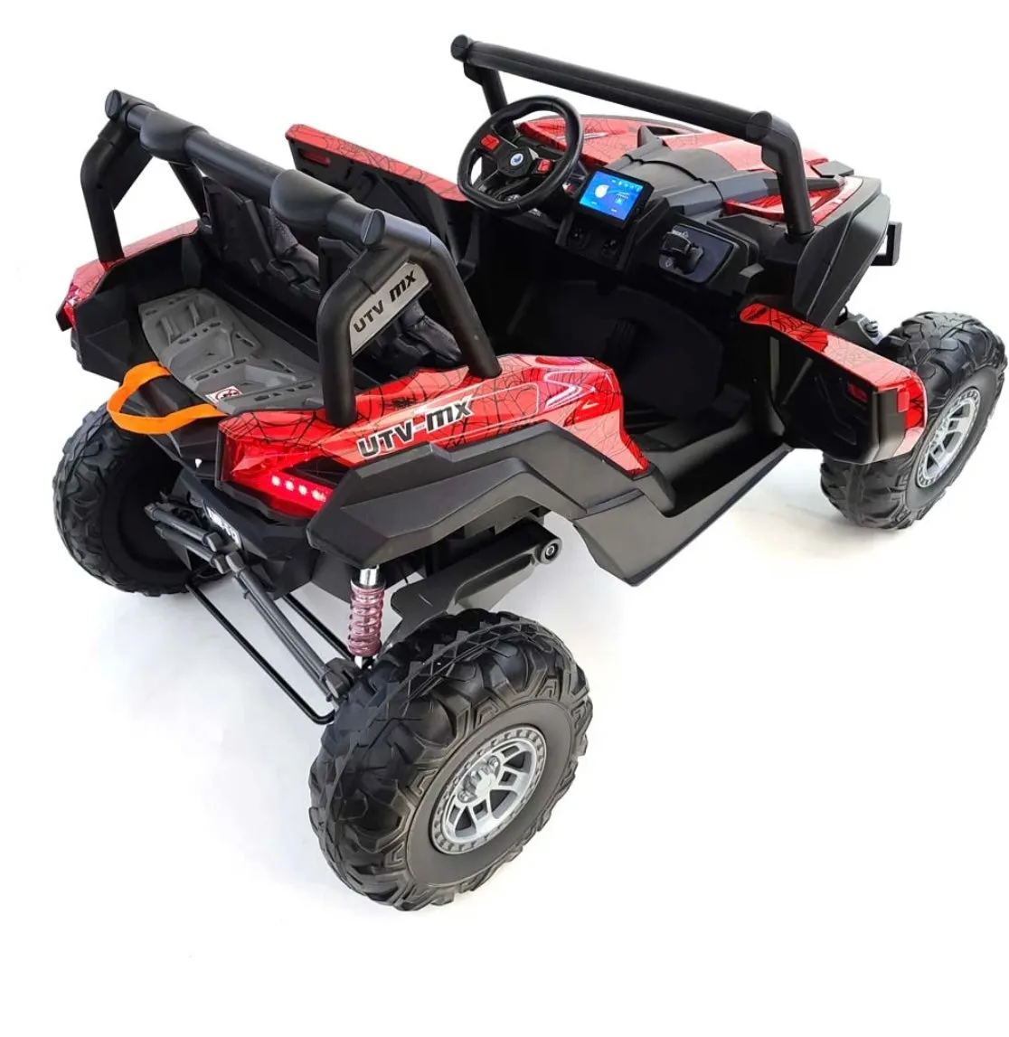 2025 Upgraded UTV XMX613 XXL 4x4 | 24V | 2 Seater Ride-On | TV Mp4 Screen | Leather Seats | Rubber Tires | Remote | Pre Order