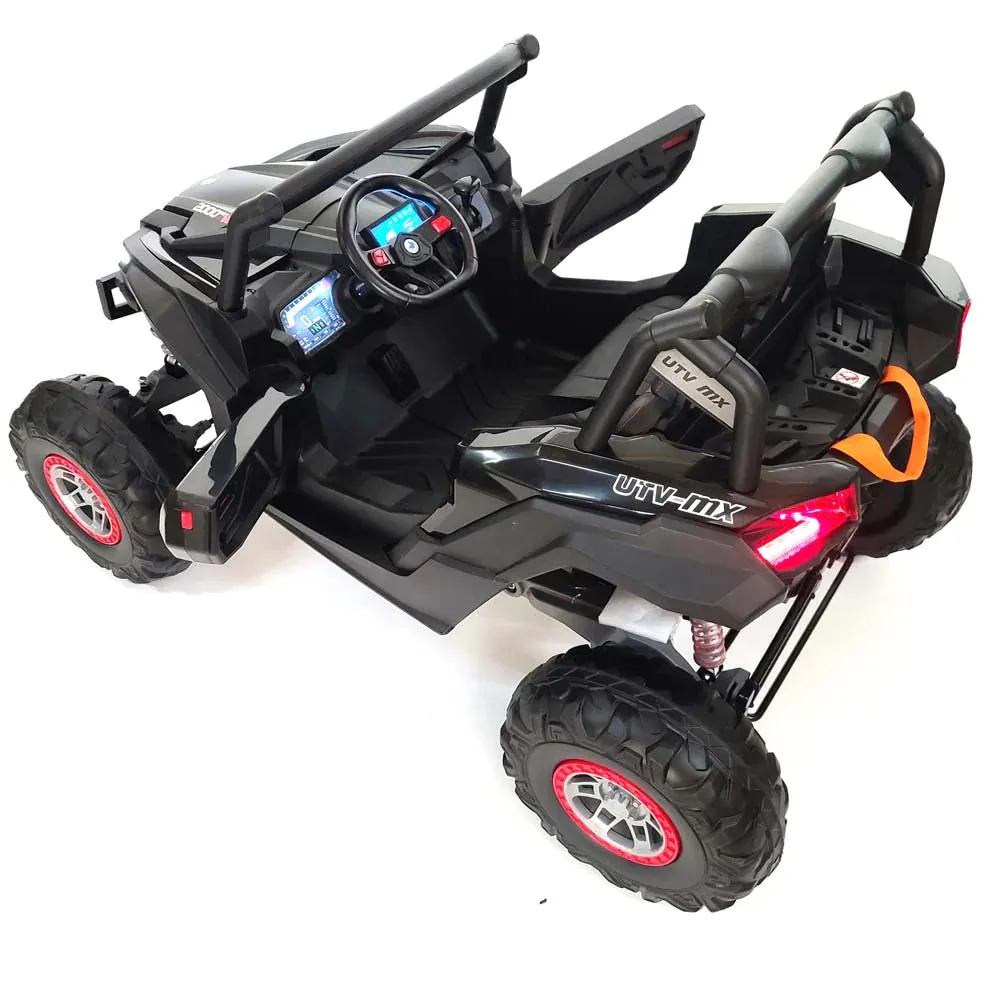 2025 Upgraded UTV XMX613 XXL 4x4 | 24V | 2 Seater Ride-On | TV Mp4 Screen | Leather Seats | Rubber Tires | Remote | Pre Order