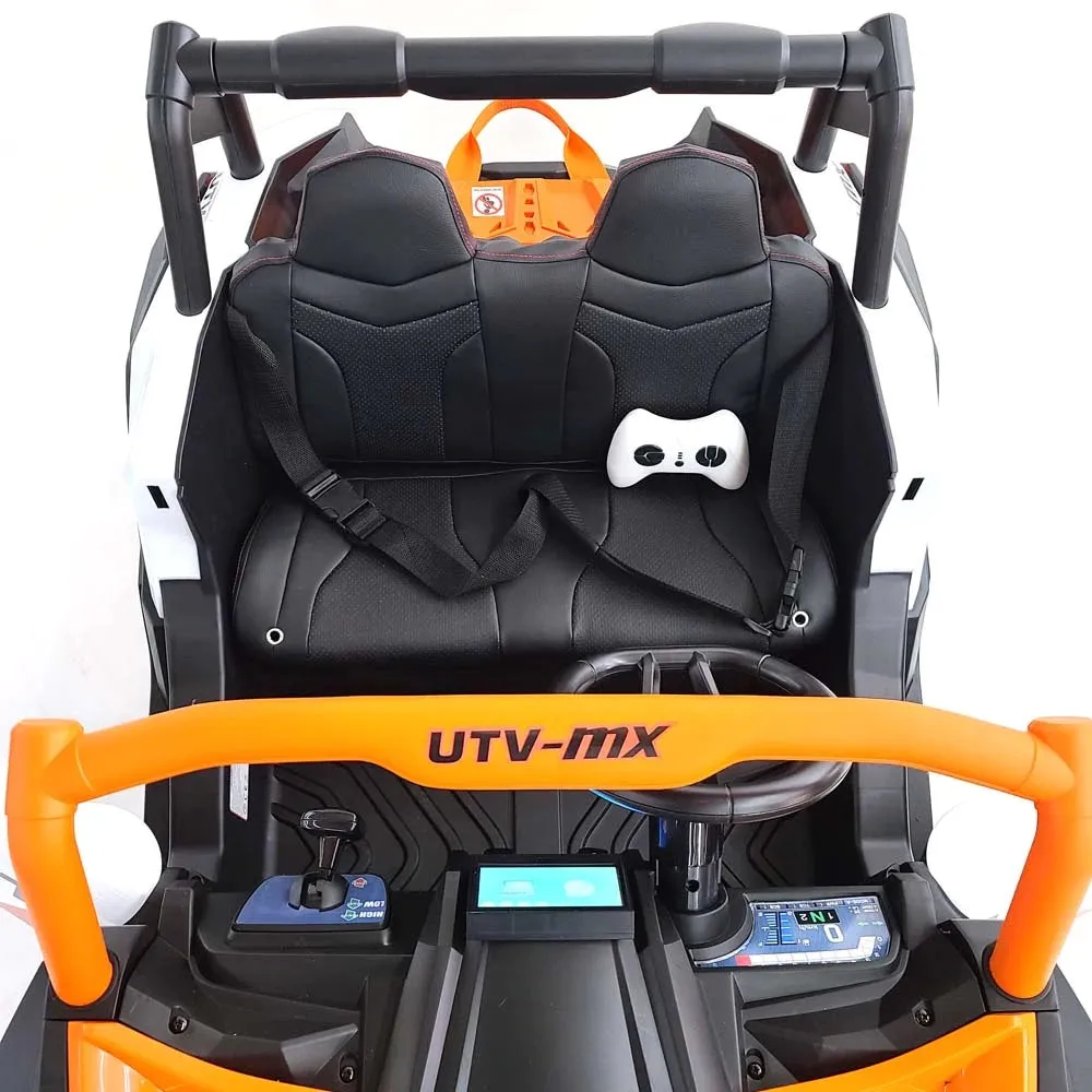 2025 Upgraded UTV XMX613 XXL 4x4 | 24V | 2 Seater Ride-On | TV Mp4 Screen | Leather Seats | Rubber Tires | Remote | Pre Order