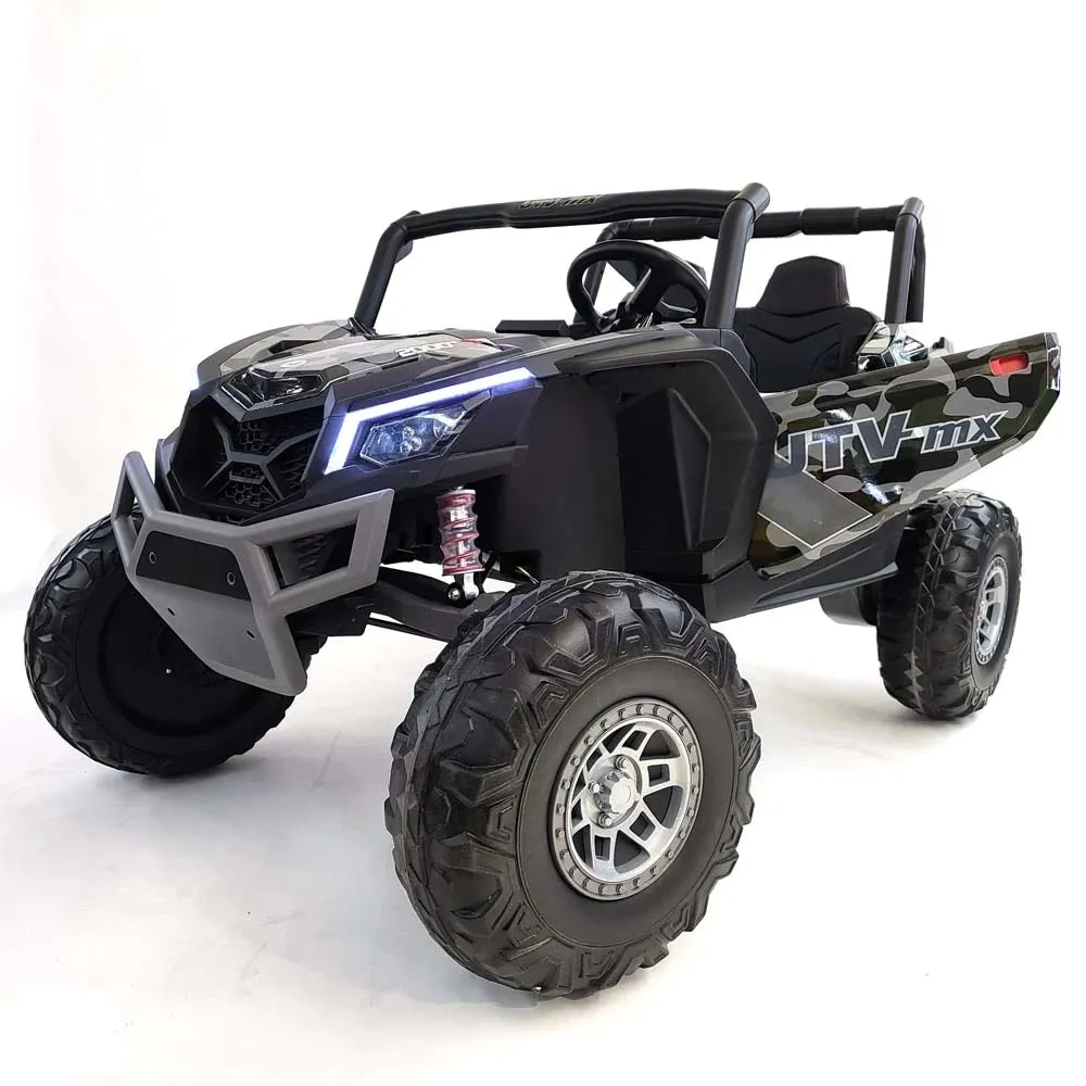 2025 Upgraded UTV XMX613 XXL 4x4 | 24V | 2 Seater Ride-On | TV Mp4 Screen | Leather Seats | Rubber Tires | Remote | Pre Order