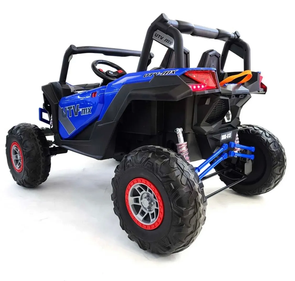2025 Upgraded UTV XMX613 XXL 4x4 | 24V | 2 Seater Ride-On | TV Mp4 Screen | Leather Seats | Rubber Tires | Remote | Pre Order