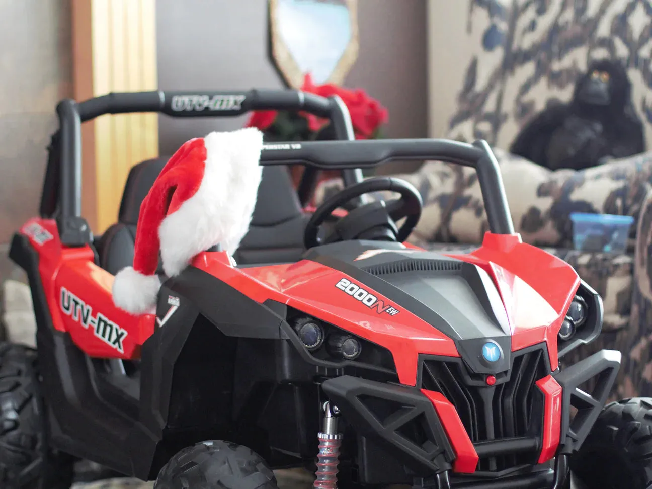 2025 XMX603 Utv 2 Seater Ride-On | MP3 | Upgraded 24V Leather Seats | 4x4 | Rubber Tires | Remote