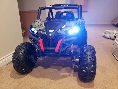 2025 XMX603 Utv 2 Seater Ride-On | MP3 | Upgraded 24V Leather Seats | 4x4 | Rubber Tires | Remote