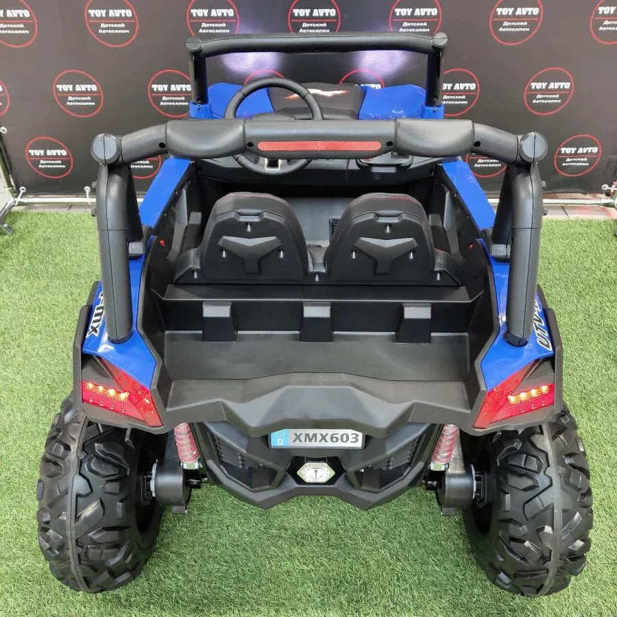 2025 XMX603 Utv 2 Seater Ride-On | MP3 | Upgraded 24V Leather Seats | 4x4 | Rubber Tires | Remote