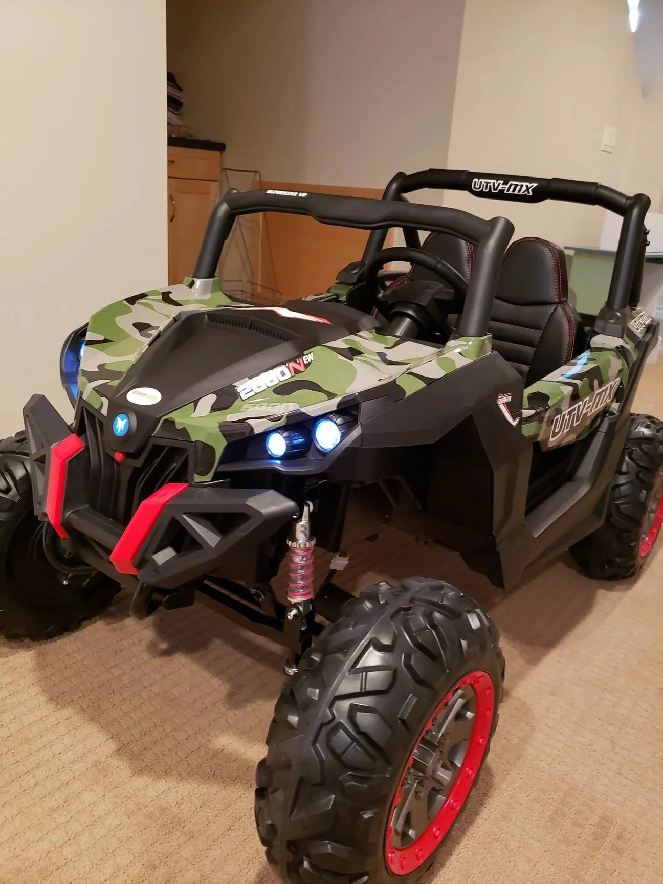 2025 XMX603 Utv 2 Seater Ride-On | MP3 | Upgraded 24V Leather Seats | 4x4 | Rubber Tires | Remote