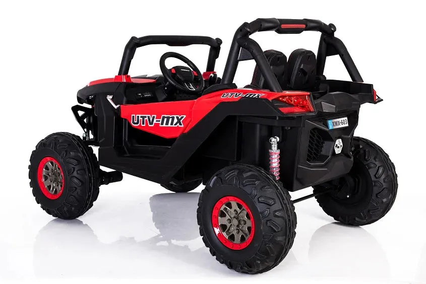 2025 XMX603 Utv 2 Seater Ride-On | MP3 | Upgraded 24V Leather Seats | 4x4 | Rubber Tires | Remote