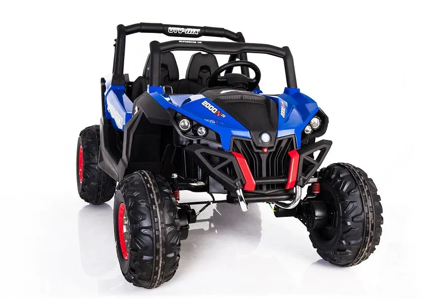 2025 XMX603 Utv 2 Seater Ride-On | MP3 | Upgraded 24V Leather Seats | 4x4 | Rubber Tires | Remote