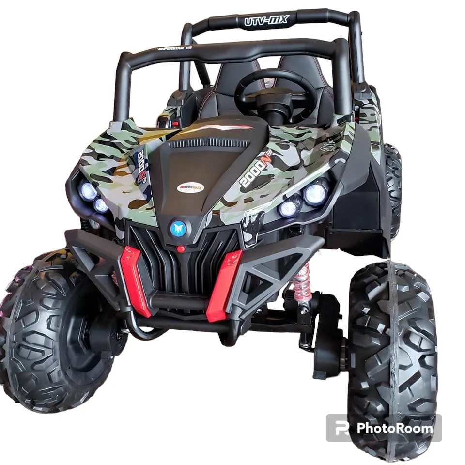 2025 XMX603 Utv 2 Seater Ride-On | MP3 | Upgraded 24V Leather Seats | 4x4 | Rubber Tires | Remote