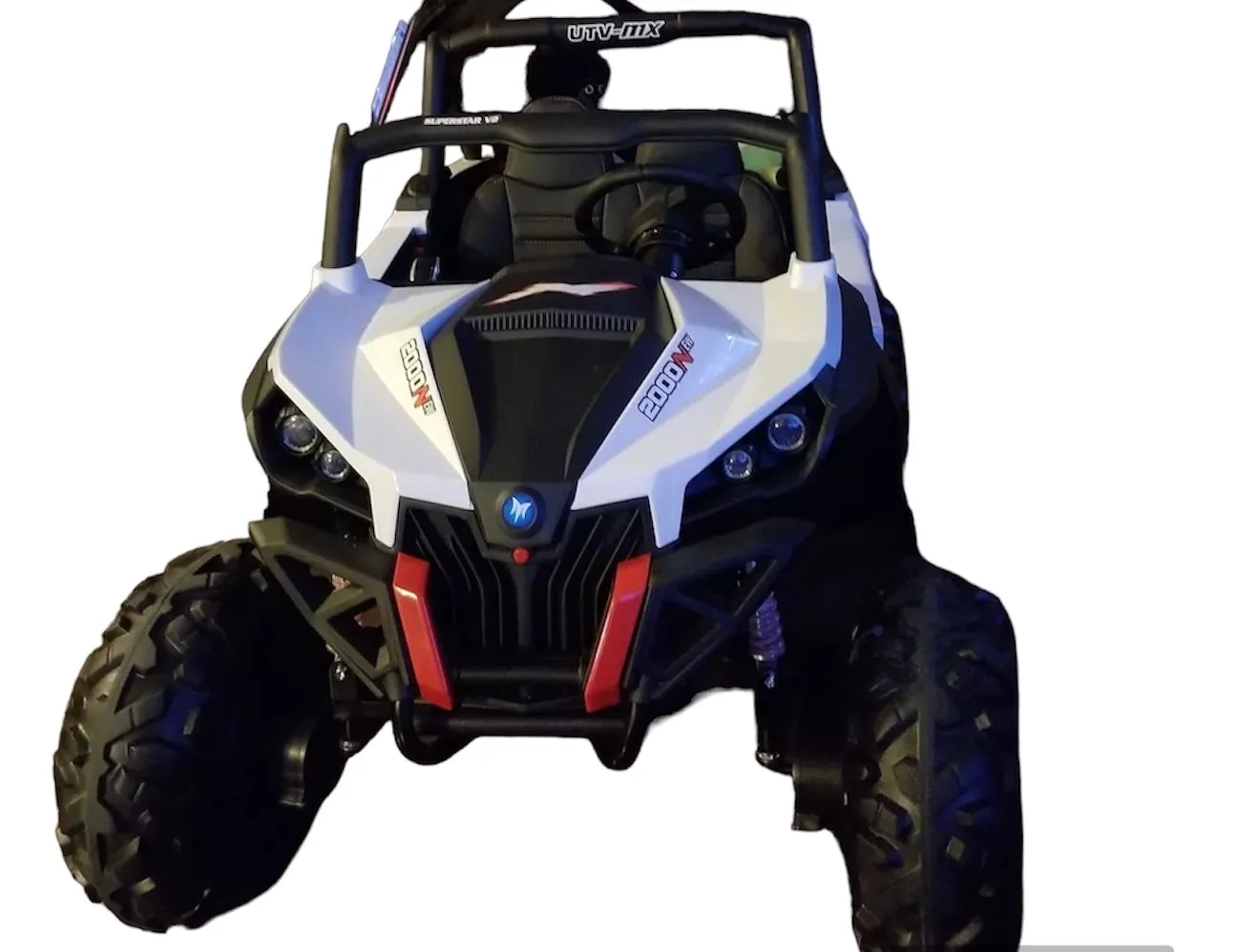 2025 XMX603 Utv 2 Seater Ride-On | MP3 | Upgraded 24V Leather Seats | 4x4 | Rubber Tires | Remote