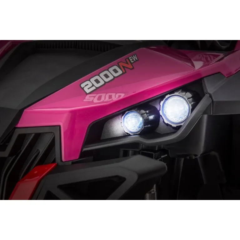 2025 XMX603 Utv Pink-2 Seater Ride-On 4x4 | MP3 | Upgraded 24V | Leather Seats | Rubber Tires | Remote