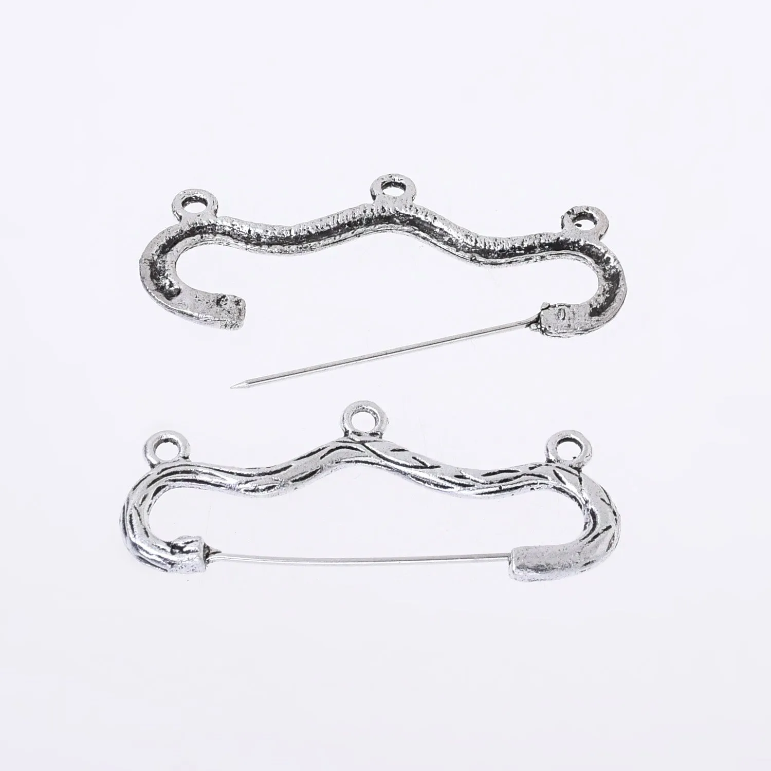 20*45mm Alloy Pin Brooches Bow And Arrow Brooches With Loop Brooch Jewelry Accessories 10pcs 102741