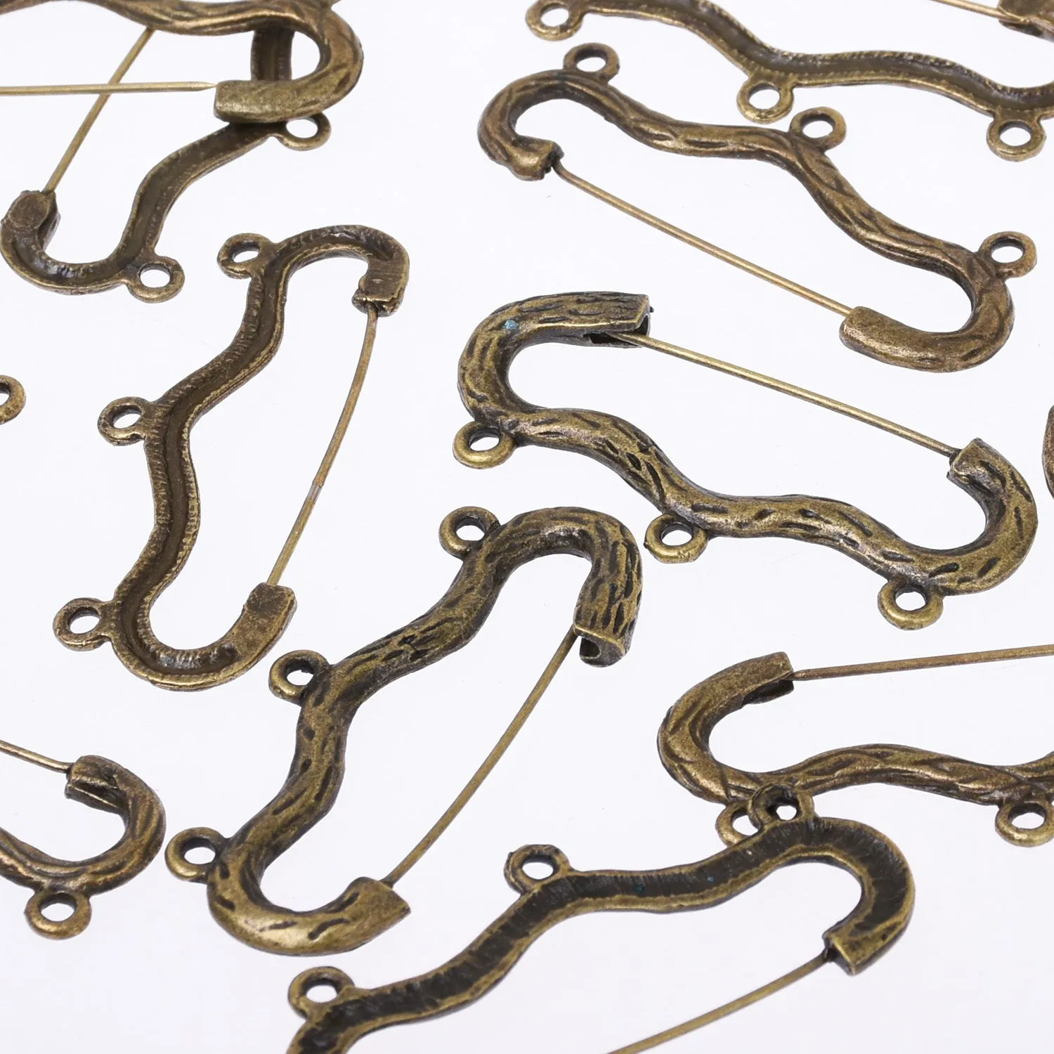 20*45mm Alloy Pin Brooches Bow And Arrow Brooches With Loop Brooch Jewelry Accessories 10pcs 102741