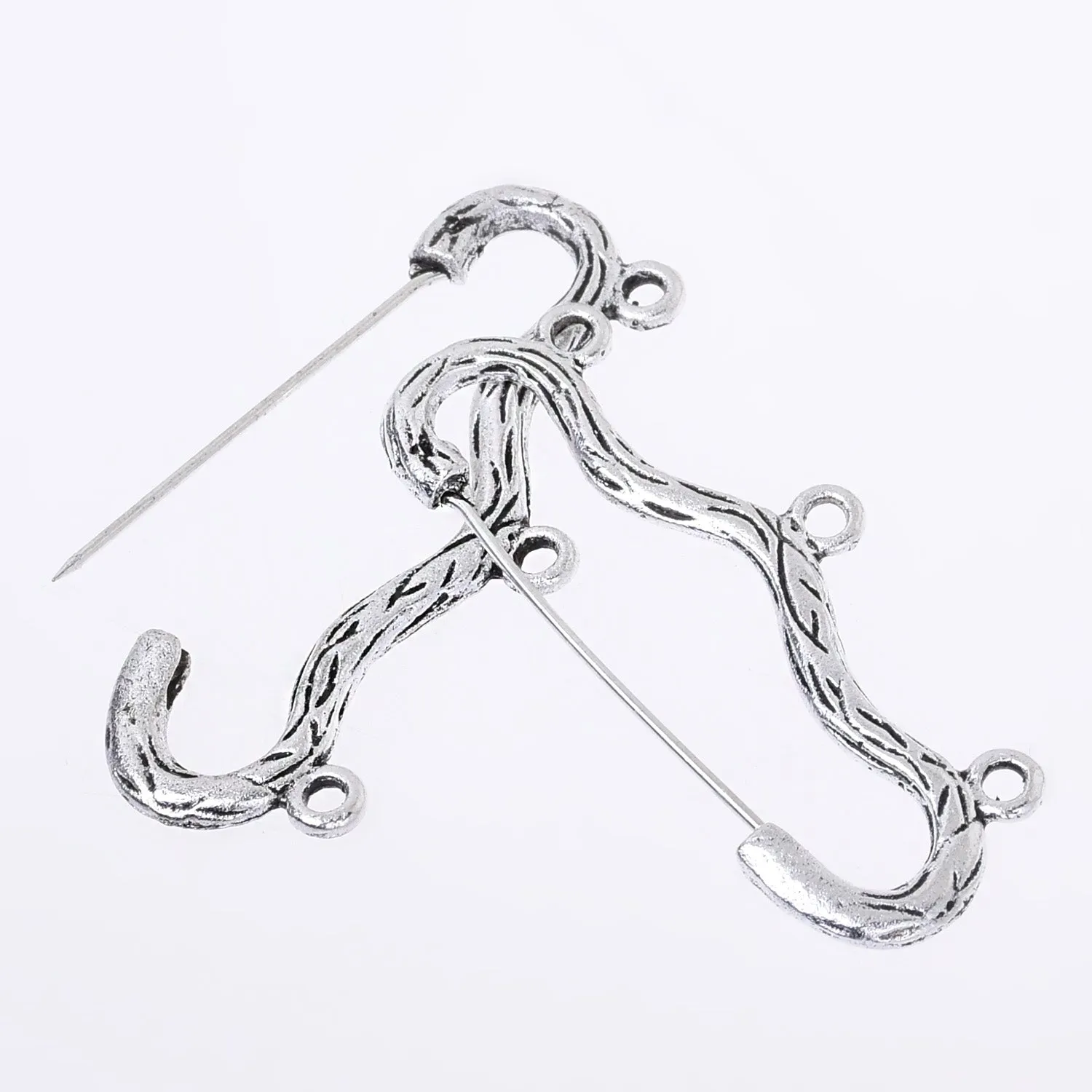 20*45mm Alloy Pin Brooches Bow And Arrow Brooches With Loop Brooch Jewelry Accessories 10pcs 102741
