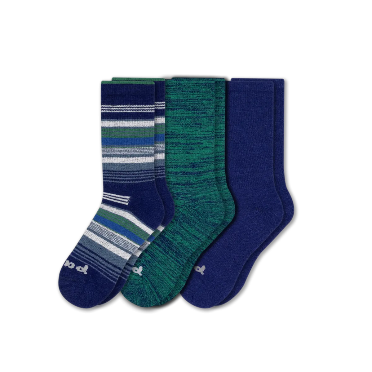 3 Pack - Men's Crew Pacas Socks