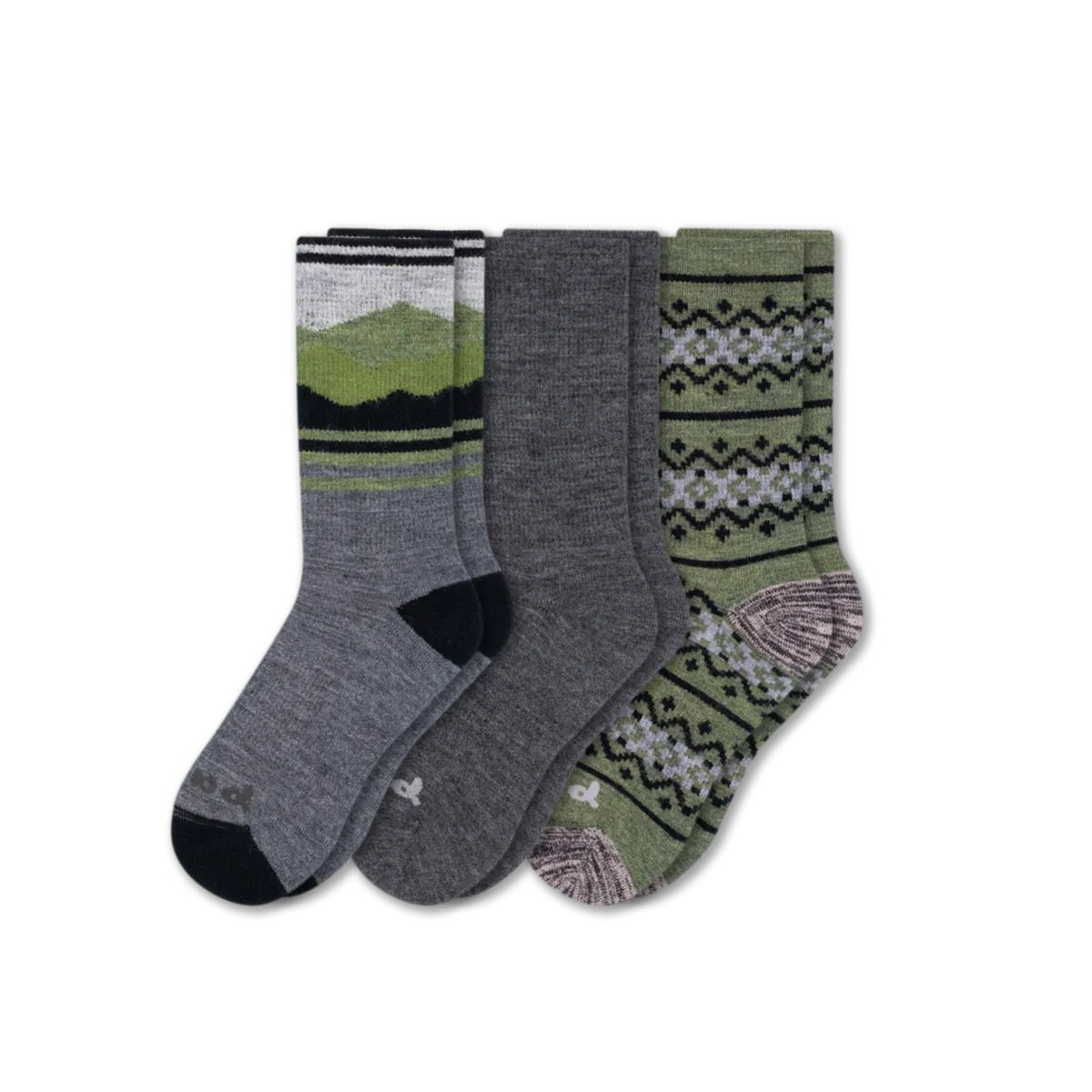 3 Pack - Men's Crew Pacas Socks