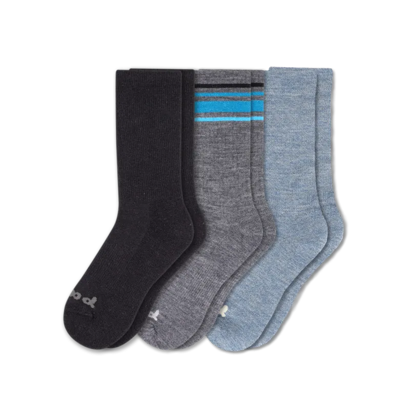 3 Pack - Men's Crew Pacas Socks