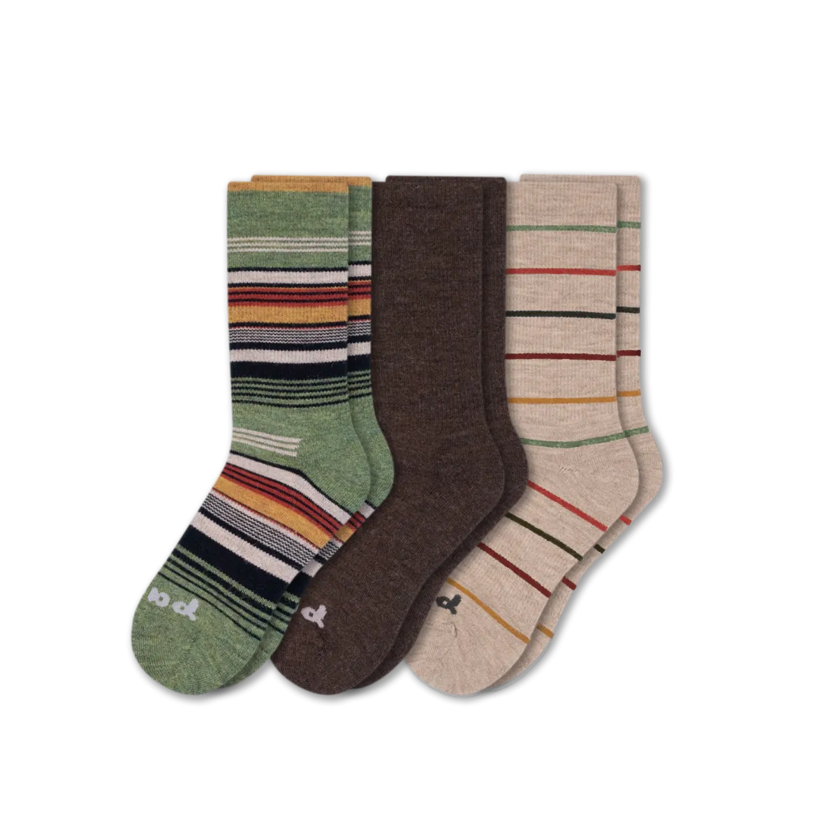 3 Pack - Men's Crew Pacas Socks