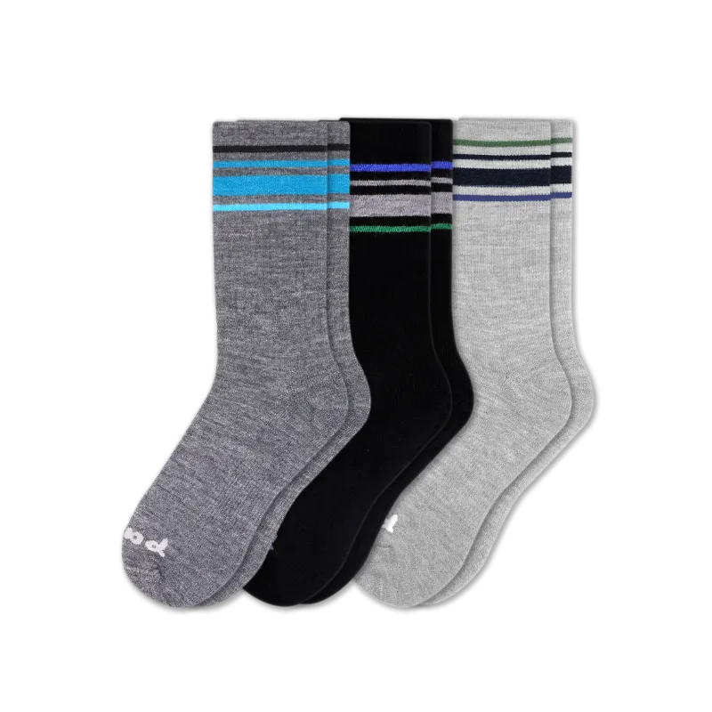 3 Pack - Men's Crew Pacas Socks