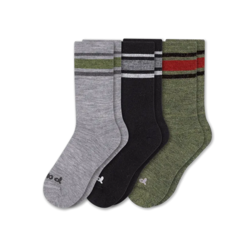 3 Pack - Men's Crew Pacas Socks
