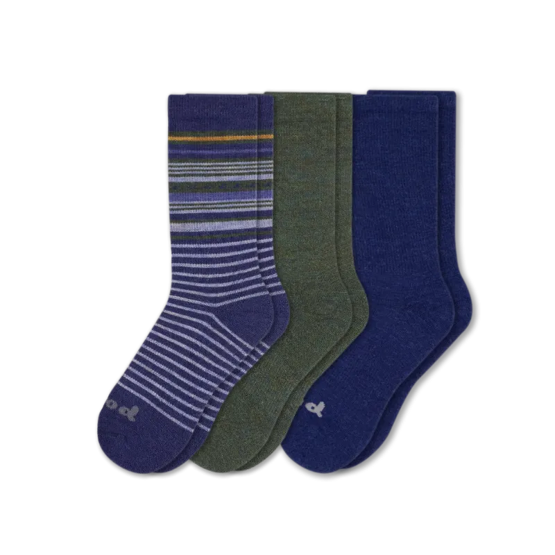 3 Pack - Men's Crew Pacas Socks