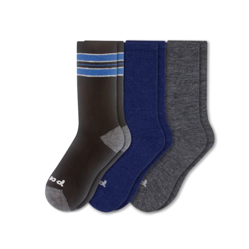 3 Pack - Men's Crew Pacas Socks