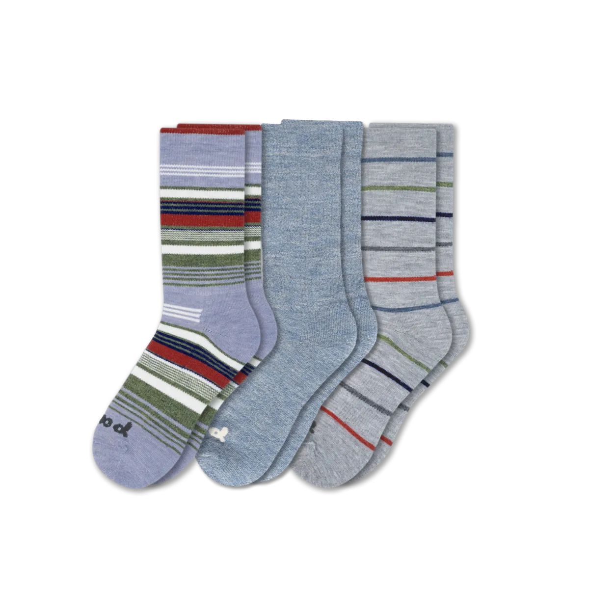3 Pack - Men's Crew Pacas Socks