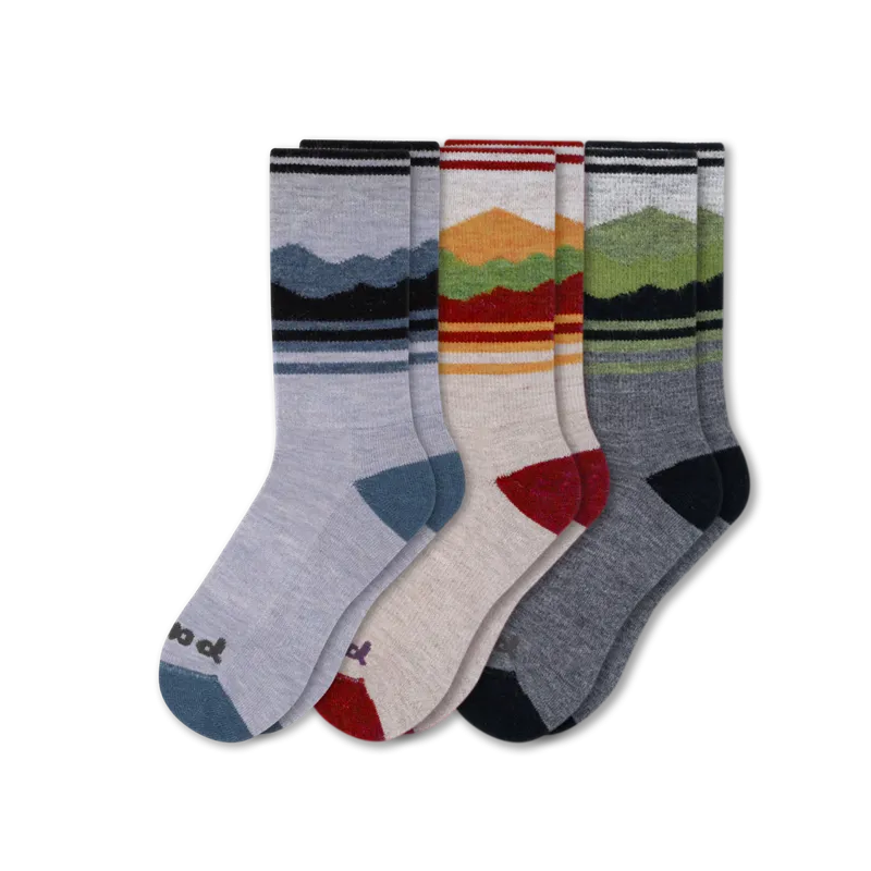 3 Pack - Men's Crew Pacas Socks