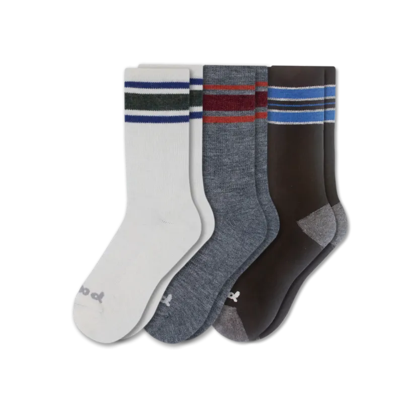 3 Pack - Men's Crew Pacas Socks
