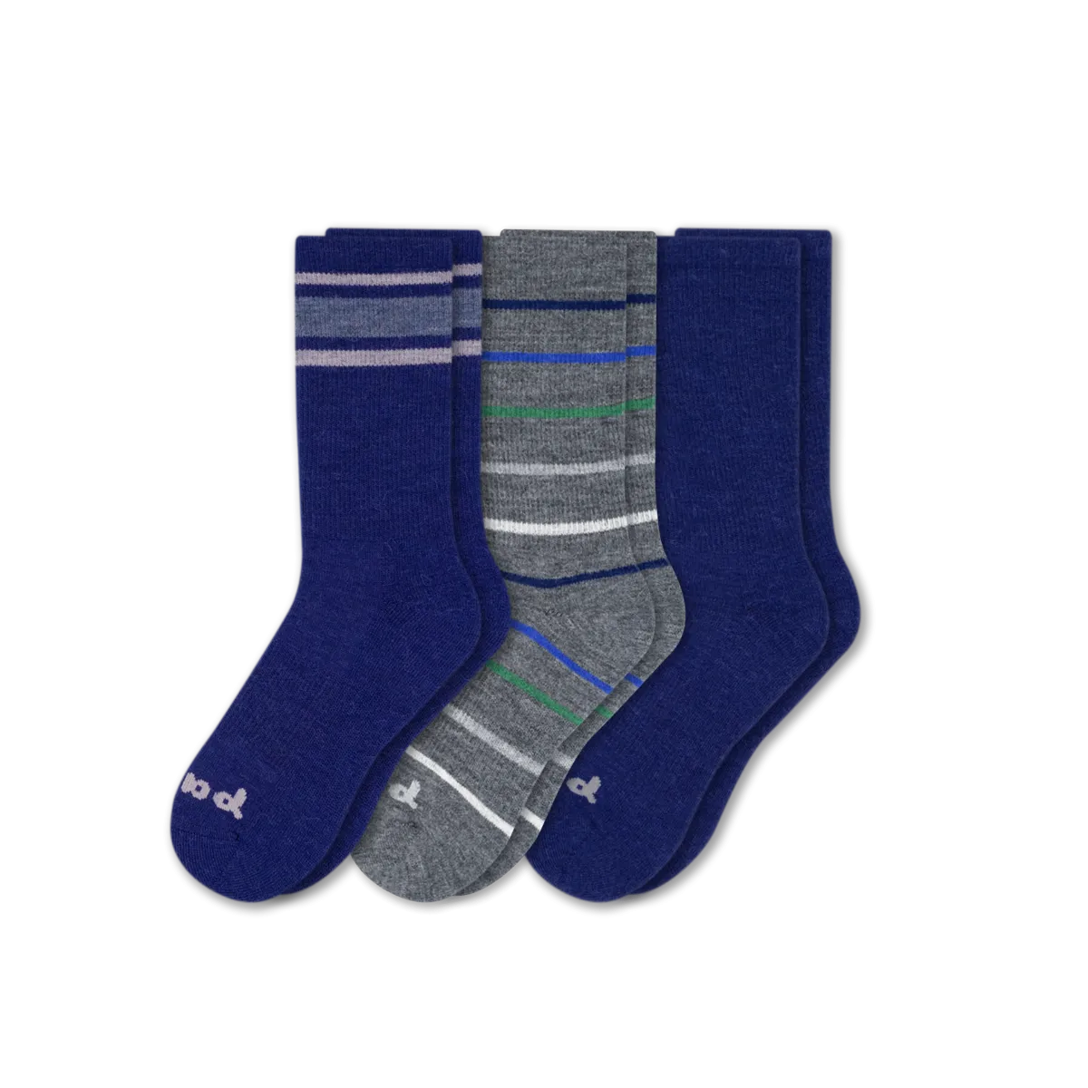 3 Pack - Men's Crew Pacas Socks