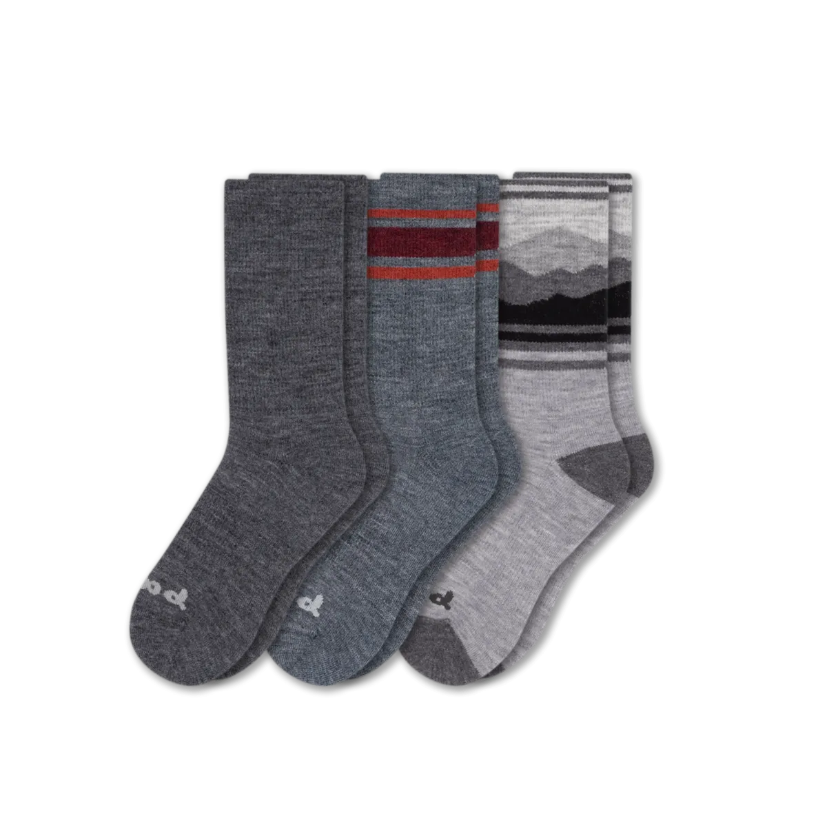 3 Pack - Men's Crew Pacas Socks
