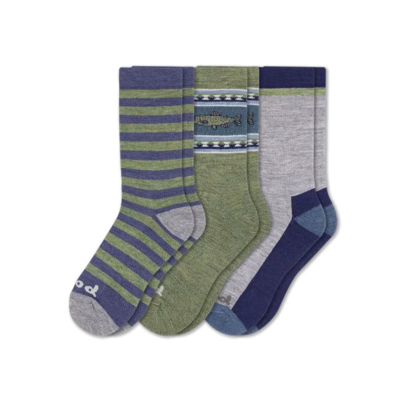 3 Pack - Men's Crew Pacas Socks