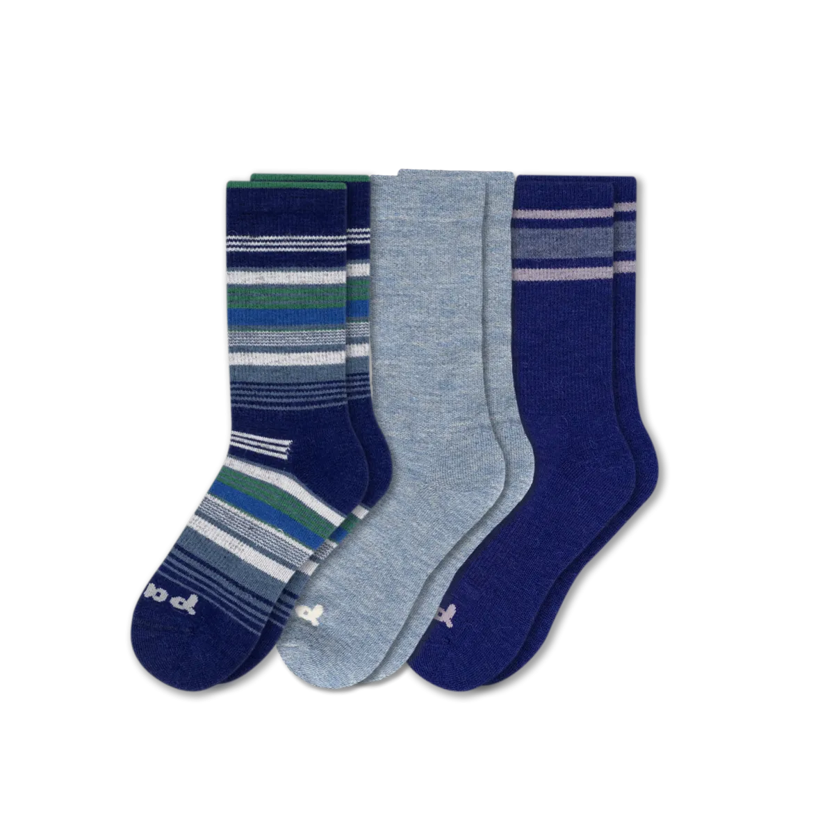 3 Pack - Men's Crew Pacas Socks
