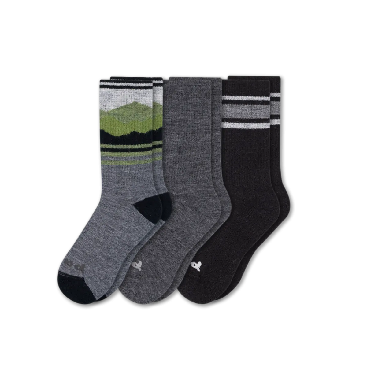 3 Pack - Men's Crew Pacas Socks