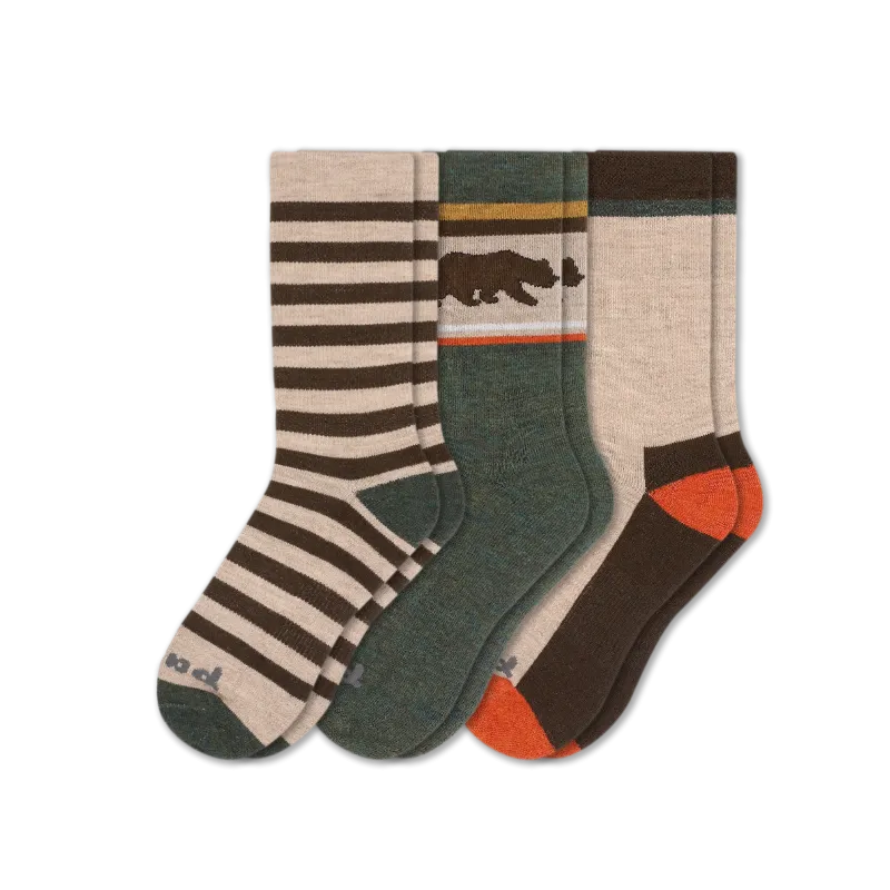 3 Pack - Men's Crew Pacas Socks