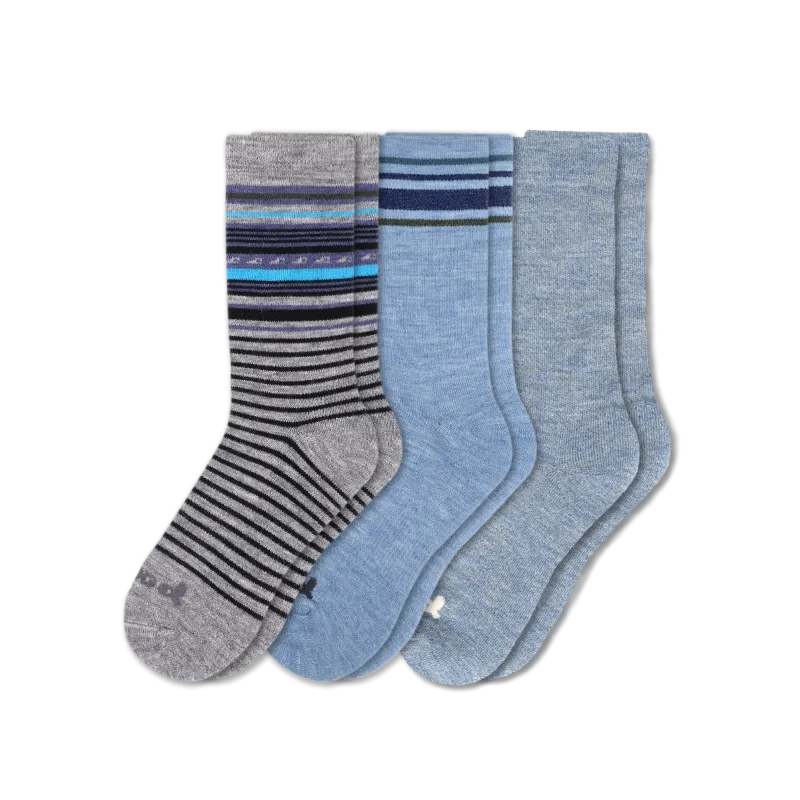 3 Pack - Men's Crew Pacas Socks