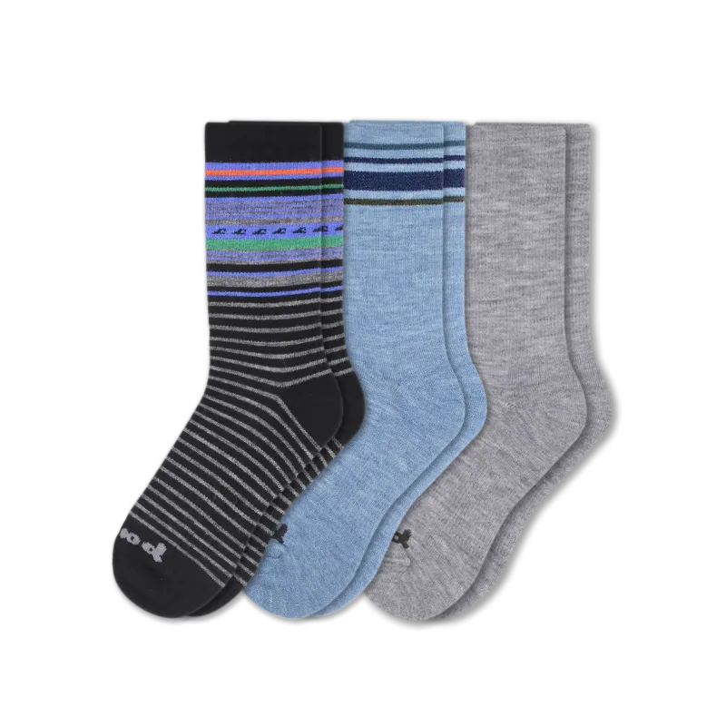 3 Pack - Men's Crew Pacas Socks