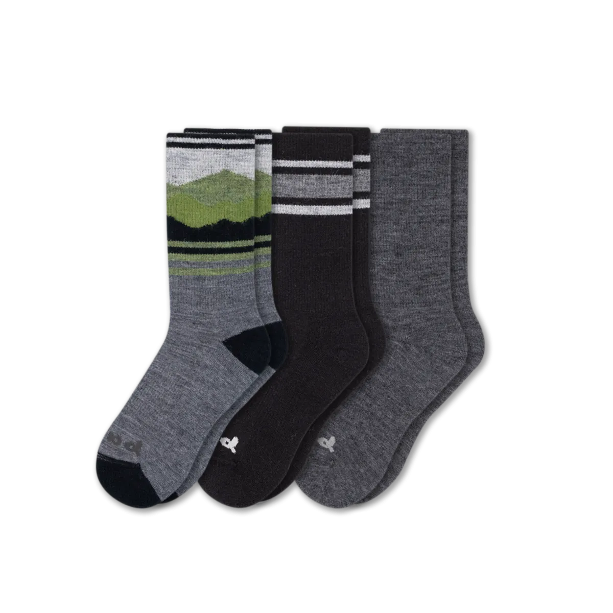3 Pack - Men's Crew Pacas Socks