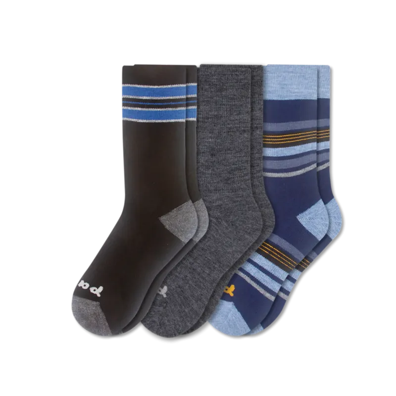 3 Pack - Men's Crew Pacas Socks