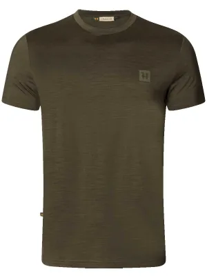 30% OFF HARKILA Base All Season Short Sleeve T-Shirt - Mens - Willow Green