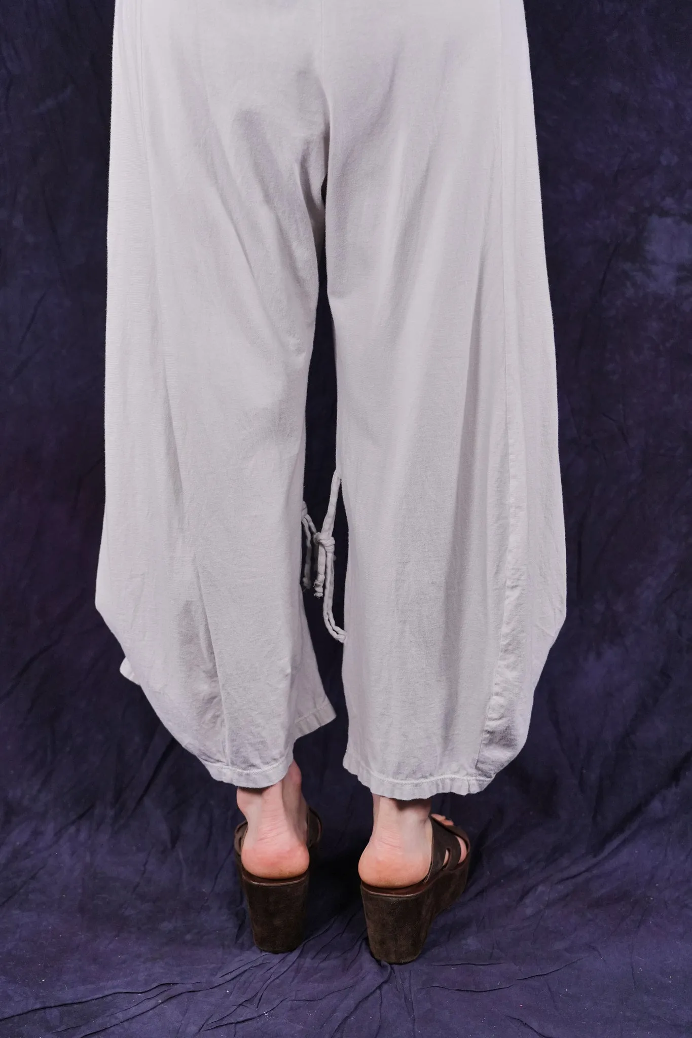 3142-2 Crop Billow Pant Pearl Smoke