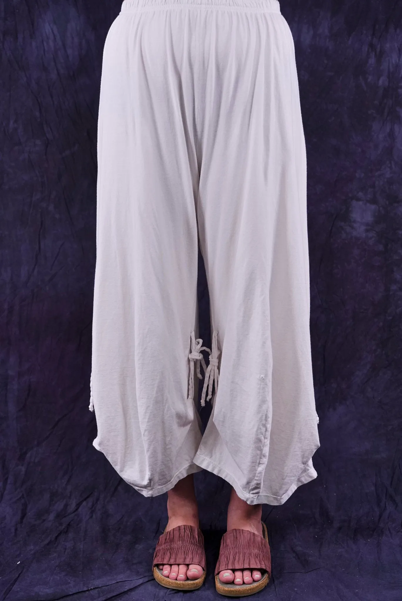 3142-2 Crop Billow Pant Pearl Smoke