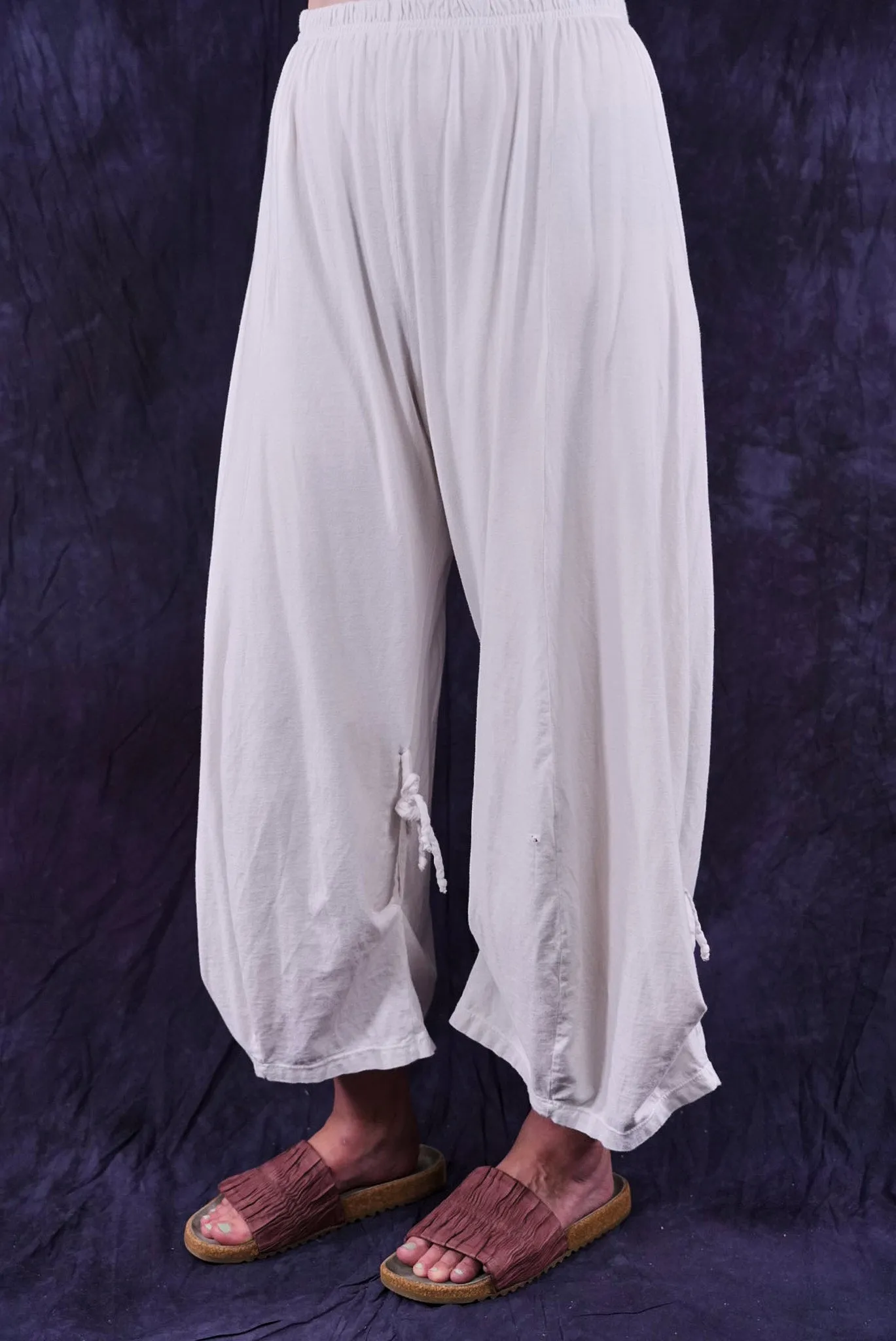 3142-2 Crop Billow Pant Pearl Smoke