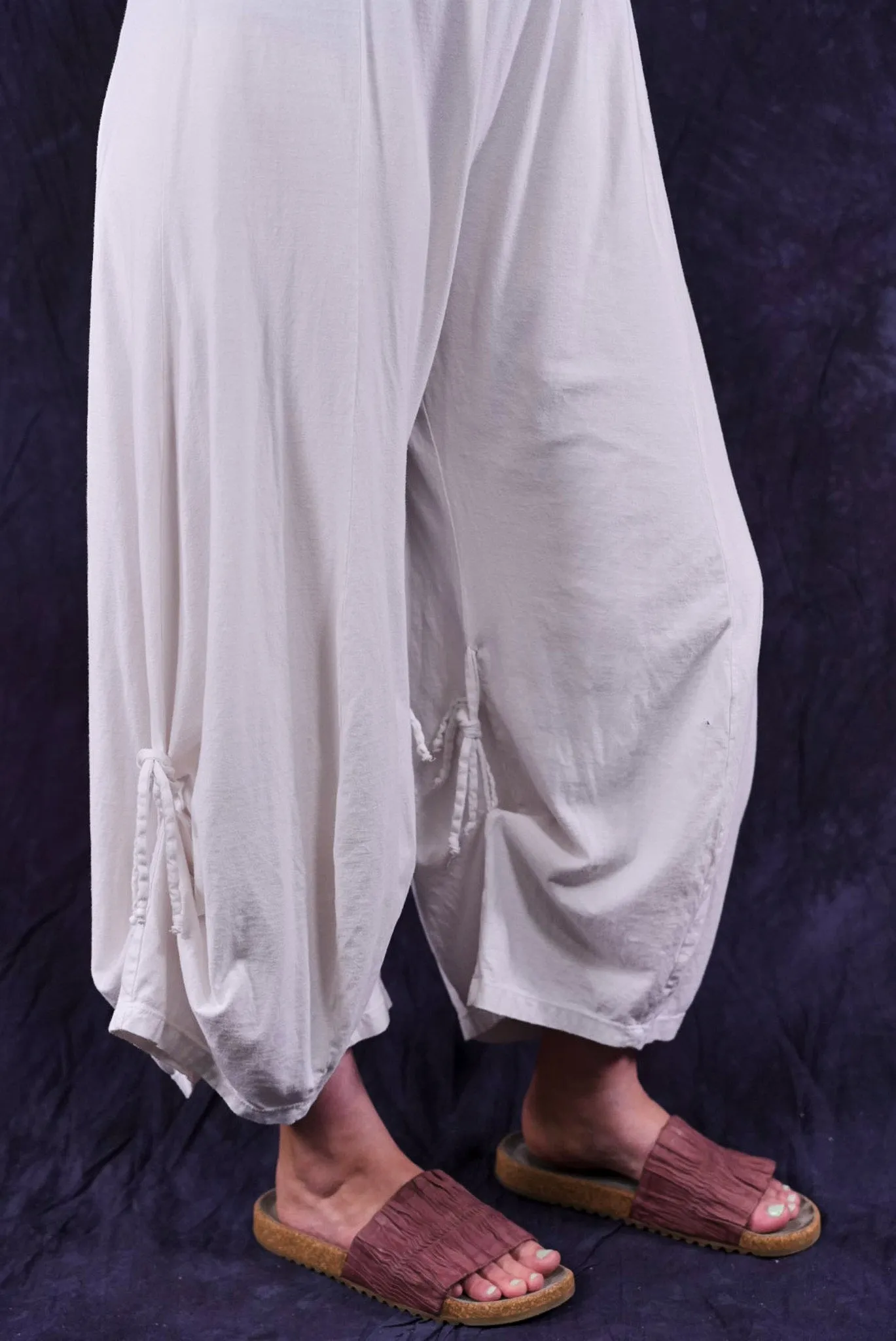 3142-2 Crop Billow Pant Pearl Smoke