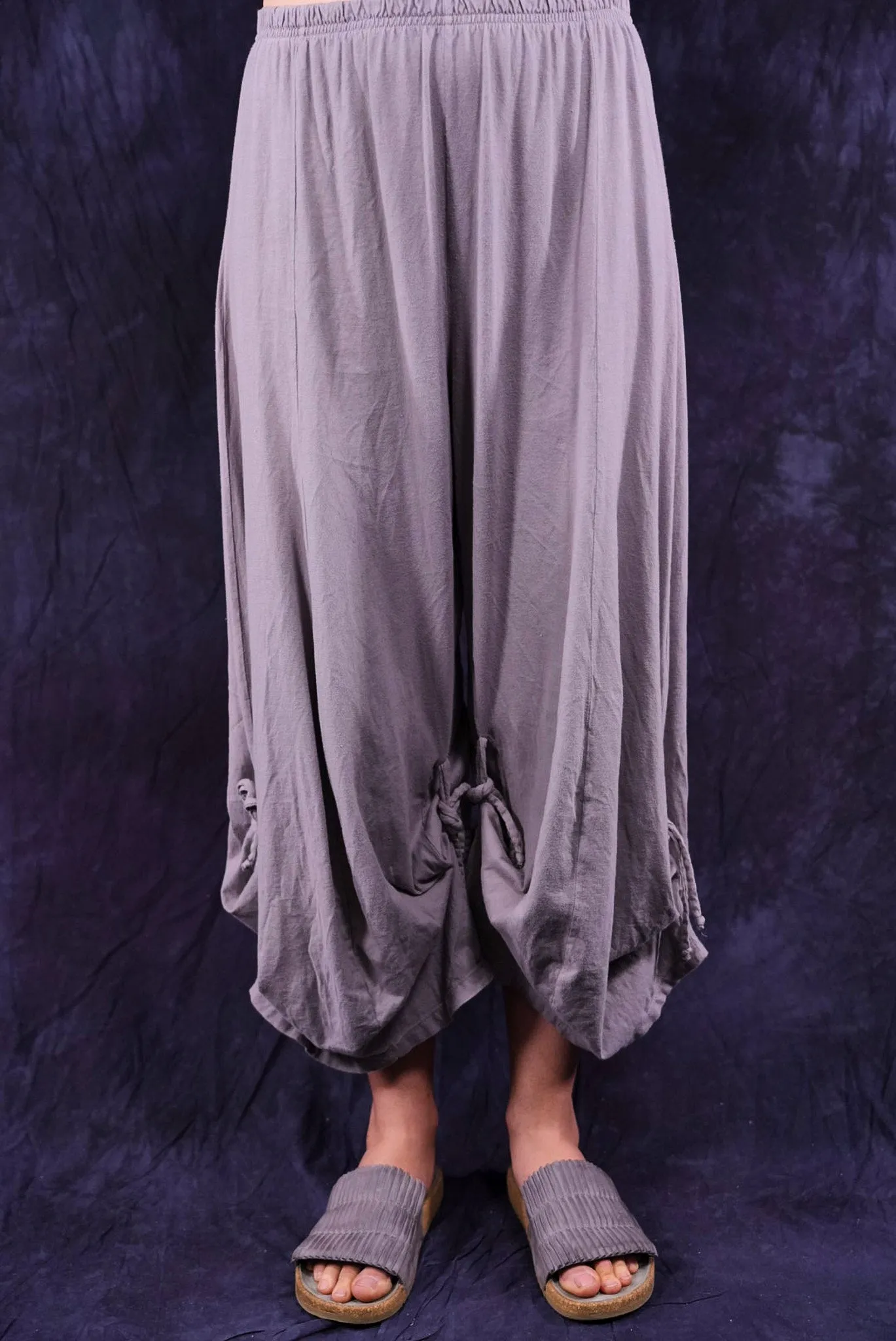 3142-2 Crop Billow Pant Shantung