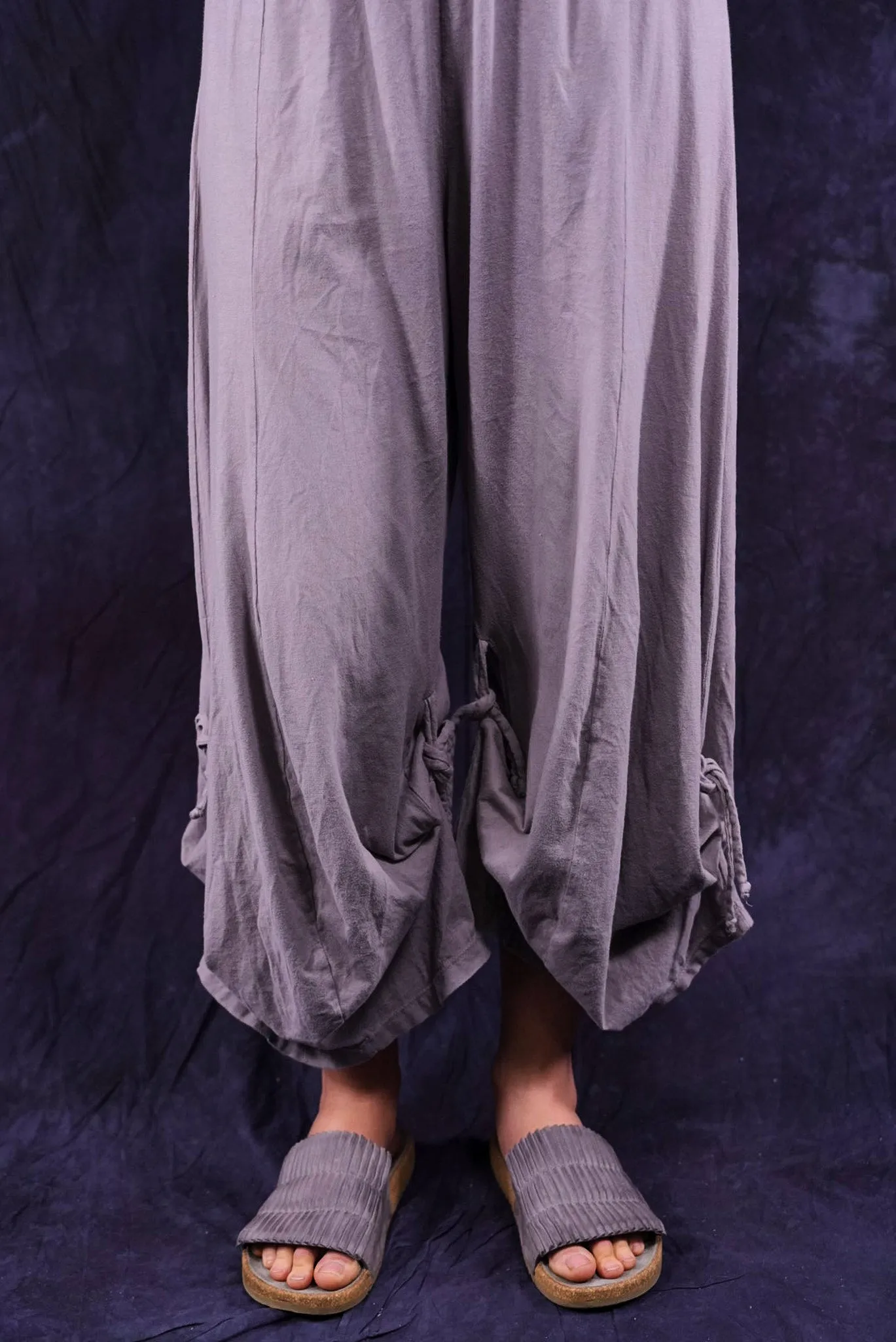3142-2 Crop Billow Pant Shantung