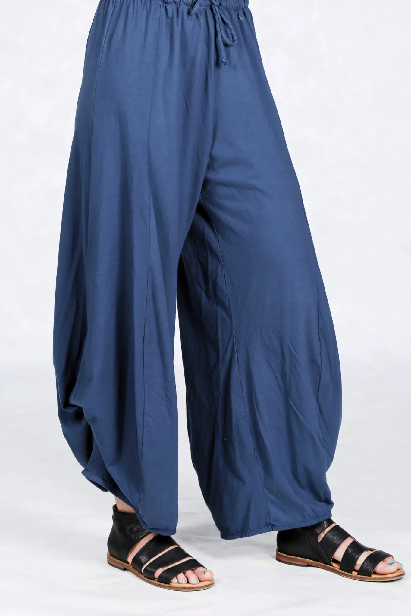 3142 Organic Cotton Lounge Pant Indigo UnPrinted
